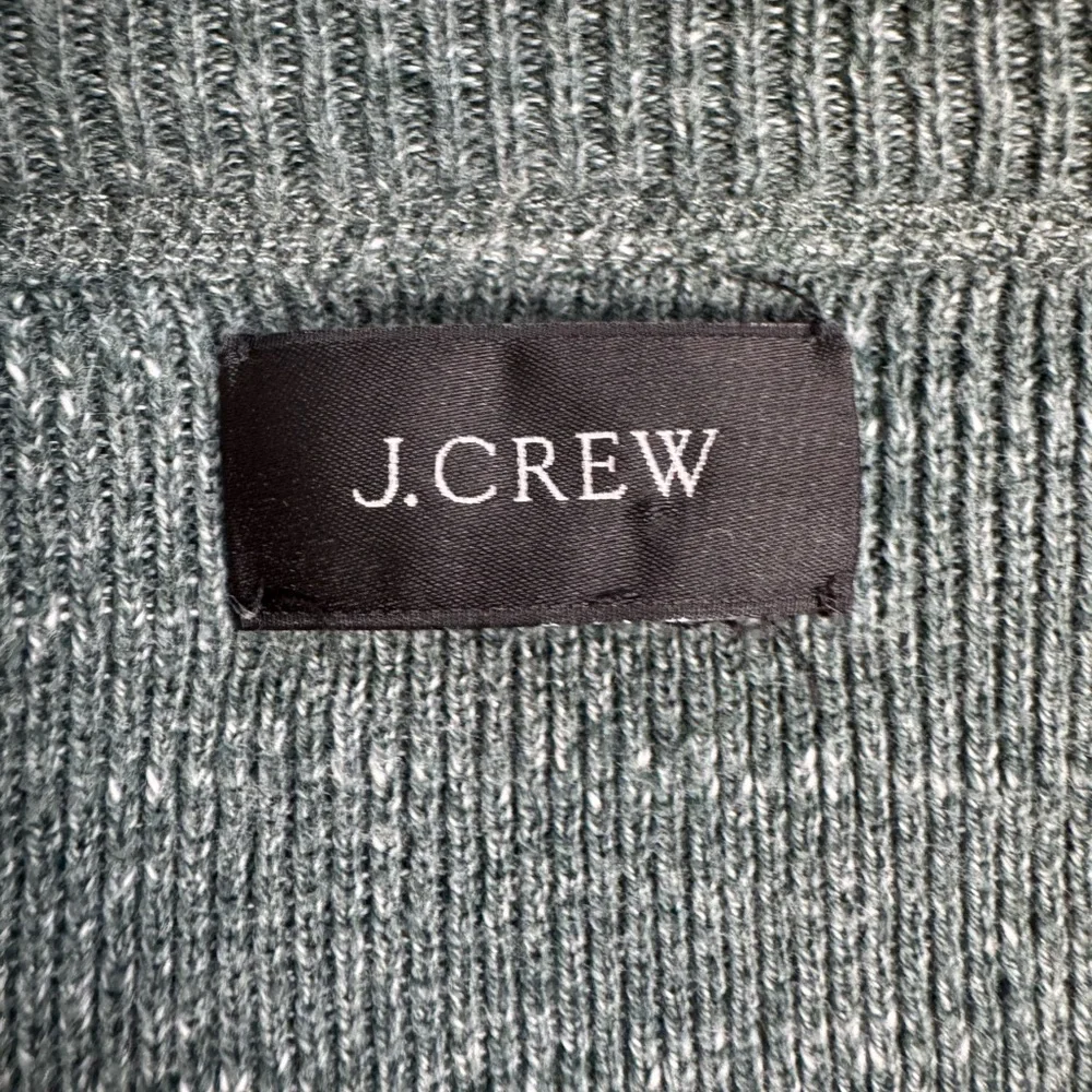 J. Crew Rugged Cotton Sweater STYLE #AR547 Green Size‎ Large